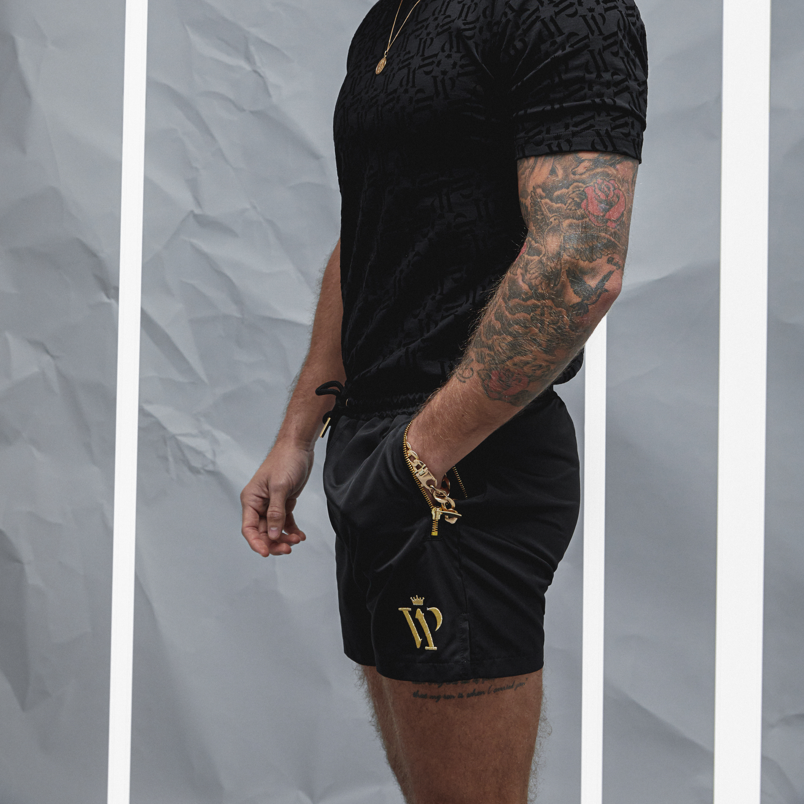 Gold Edition BE VIP Swim Shorts