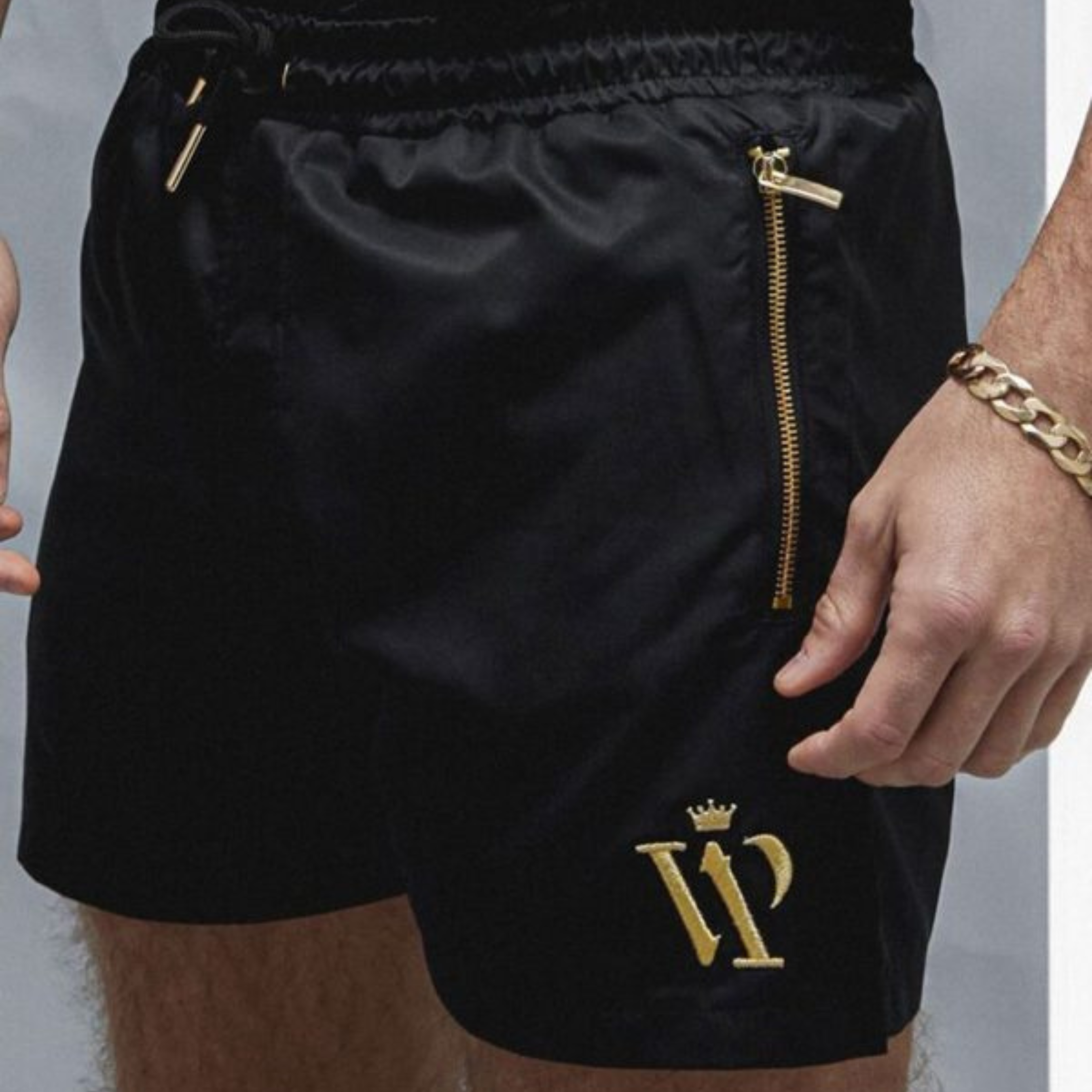 Gold Edition BE VIP Swim Shorts